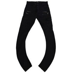 Alan King - AKINGS - Designer Black J Curve Denim Jeans